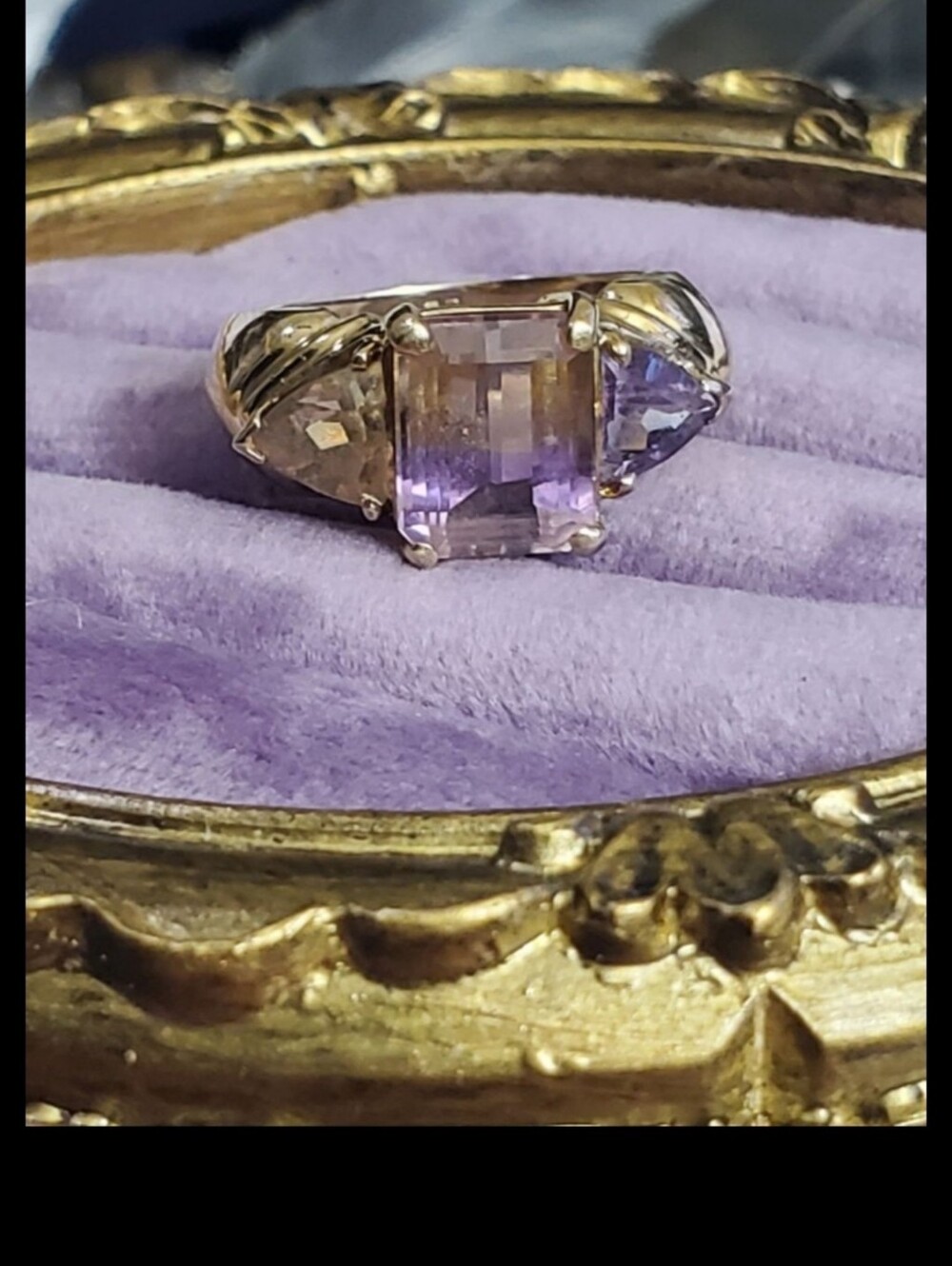 10k ametrine ring size 8! Stamped 10k and tested. I love ametrine! It's a mix of